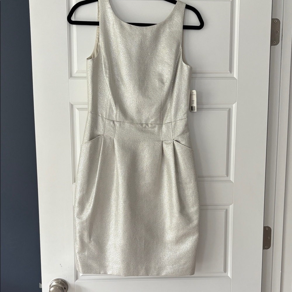 Ralph Lauren Elegant Silver Mini Dress